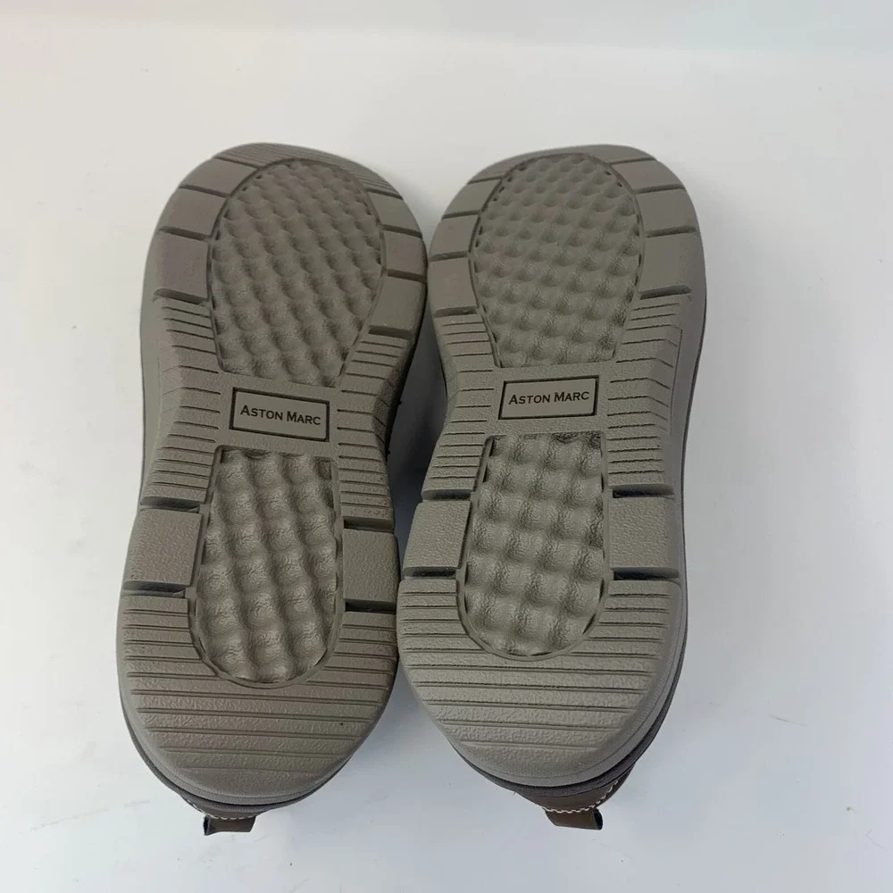 Aston Marc Comfort II Loafers Men's 12 M Tan‎ Moc Toe Casual Slip-on Shoes S0696